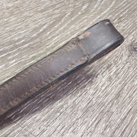 Rsd Leather Browband *gc, older?, scuffs, mnr cuts, dirt/residue

