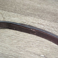 Leather Lead Shank, 15" Nose Chain, round leather stopper end *xx/like new, mnr film
