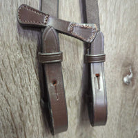 Rsd/Padded Monocrown Bridle, Anatomical Drop Noseband, Braided Reins, tag *new

