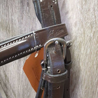 Rsd/Padded Monocrown Bridle, Anatomical Drop Noseband, Braided Reins, tag *new

