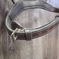 Rsd/Padded Monocrown Bridle, Anatomical Drop Noseband, Braided Reins, tag *new
