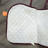 Quilt Jumper Pad, Bonnet, bling *gc, missing bling, mnr hair, dirt, threads, puckers, pills, curled edges, faded, cut els
