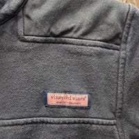 Sweatshirt "WEC", 1/4 Zip up *gc/fair, faded, rubs, hairy, stiff?shrunk back shoulders
