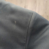 Light Lined Jacket, Fleece, Zipper "Spruce Meadows" *gc, mnr stains, hair & pilly/clumpy collar
