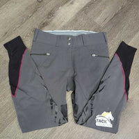 Full Sticky Seat Breeches *gc/fair, puckers, peeling stickies, mnr stains, seam rubs & frays, older
