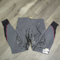 Full Sticky Seat Breeches *gc/fair, puckers, peeling stickies, mnr stains, seam rubs & frays, older
