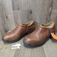 Leather Shoes, Side Zips *vgc, clean, mnr scuffs, rubs & scratches
