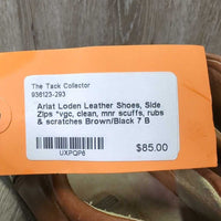 Leather Shoes, Side Zips *vgc, clean, mnr scuffs, rubs & scratches
