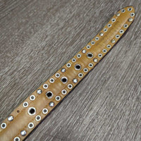 Western Belt, Tooled Buckle *gc, mnr snags, threads & pulled threads, missing bling
