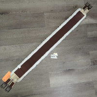 Fleece & Nylon Girth, 2x els *vgc, clean, rubs, mnr hair, clumpy, els: stained, puckered
