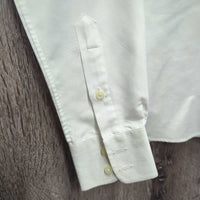 LS Show Shirt, 1x collar *gc, dingy
