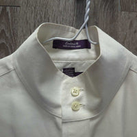 LS Show Shirt, 1x collar *gc, dingy
