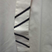 LS Show Shirt, 1x collar *gc, dingy
