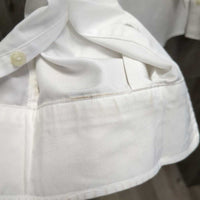 LS Show Shirt, Button Collar, add on Trim *gc, cuff & collar stains, glue residue, mnr stains
