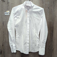 LS Cotton Show Shirt *vgc, clean, stains, mnr hair
