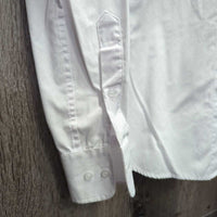 LS Cotton Show Shirt *vgc, clean, stains, mnr hair

