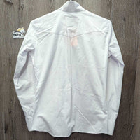 LS Cotton Show Shirt *vgc, clean, stains, mnr hair
