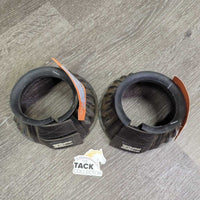 Pr Ribbed Velcro Bell Boots *gc, dirty, film
