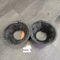 Pr Ribbed Velcro Bell Boots *gc, dirty, film
