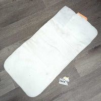 1 Fleece No Bow Leg Quilt *gc, clean, repairs, thin, mnr hair, stains, creases, v.pilly
