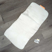 1 Fleece No Bow Leg Quilt *fair, clean, dingy, thin, stretched, mnr hair, stains, folds, creases, v.pilly
