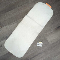1 Fleece No Bow Leg Quilt *fair, clean, dingy, thin, stretched, mnr hair, stains, folds, creases, v.pilly
