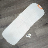1 Fleece No Bow Leg Quilt *fair, clean, dingy, thin, stretched, undone stitching, mnr hair, stains, creases, v.pilly
