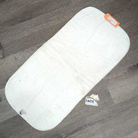 1 Fleece No Bow Leg Quilt *gc/fair, clean, dingy, thin, mnr hair, stains, creases, pilly
