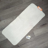 1 Fleece No Bow Leg Quilt *fair, clean, undone stitching, dingy, thin, stretched, mnr hair, stains, creases, v.pilly
