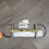 French Link Hunter D Ring, center roller *vgc/xc, stains, rubs, discolored
