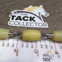 French Link Hunter D Ring, center roller *vgc/xc, stains, rubs, discolored

