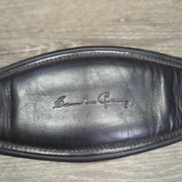 Padded Short - Dressage Girth, 2x els *gc/fair, clean, older, stretched/pulled elastic, v.faded, dry & cracking

