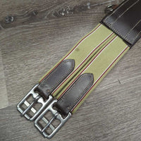 Padded Sm Belly Girth, 2x els, x3 d rings *xc, mnr scuffs, stain, rust

