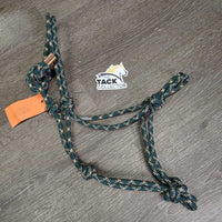 Thick Stiff Nylon Rope Halter *xc/like new, shortened knot
