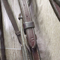 Rsd Padded Monocrown Bridle *vgc, clean, rubs, faded, edge scrapes, creases & dents
