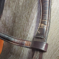 Rsd Padded Monocrown Bridle *vgc, clean, rubs, faded, edge scrapes, creases & dents
