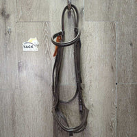 Rsd Bridle *gc/fair, NO Flash, scratches, creases, scrapes, rubs, UNSTITCHED cheek , stiff
