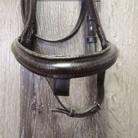 Rsd Bridle *gc/fair, NO Flash, scratches, creases, scrapes, rubs, UNSTITCHED cheek , stiff

