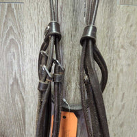 Rsd Bridle *gc/fair, NO Flash, scratches, creases, scrapes, rubs, UNSTITCHED cheek , stiff
