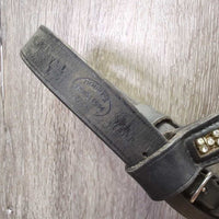 Rsd Padded Thick Dressage Bridle, Buckles, Bling *gc, older, clean & dirty, rubs, faded, CUT Flash, split?rsd piping

