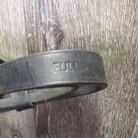 Rsd Padded Thick Dressage Bridle, Buckles, Bling *gc, older, clean & dirty, rubs, faded, CUT Flash, split?rsd piping
