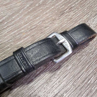 Cotton Web Reins, Finger Stoppers, Buckles *gc, dry, stiff, rubs, faded, loose threads
