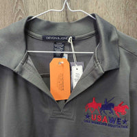 Devon & Jones SS Polo Shirt USA WE" *new, tags

