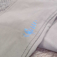 Full Seat Sticky Breeches *gc, pills, rubs, stains, seat: v.rubbed & pilly, unstitched seam, older, puckered, curled waist
