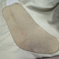 Breeches *gc, pills, stains, puckers, snags, seat rubs & pills, unstiched seam edge
