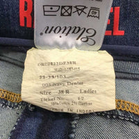 Full Seat Sticky Hvy Denim Breeches *vgc, mnr seam puckers, rubs, stains?, older
