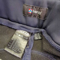 Winter Full Seat Sticky Fleece Lined Breeches *gc, clean, clumpy, seam puckers, faded? mnr hair, stretched/pulled spots
