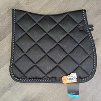 "Capsule Collection" Satin Quilt Jumper Saddle Pad, piping, tabs, embossed *new, tags
