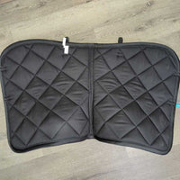 "Capsule Collection" Satin Quilt Jumper Saddle Pad, piping, tabs, embossed *new, tags
