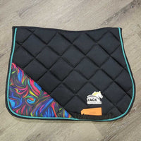 Quilt Jumper Saddle Pad, 1x piping *xc, mnr hair, threads
